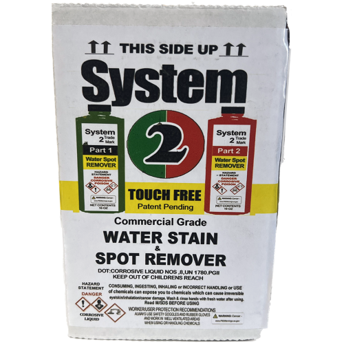 SYSTEM 2 - TOUCHLESS WATERSPOT REMOVAL SYSTEM