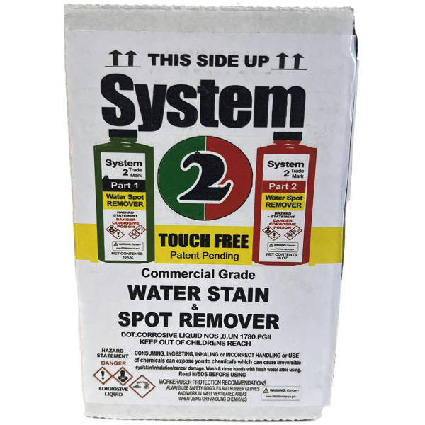 SYSTEM 2 - TOUCHLESS WATERSPOT REMOVAL SYSTEM